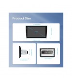 Radio FM, MP3, MP5 Player 1Din ecran 9 inch Wireless CarPlay Android Auto BT FM Cod: A3733