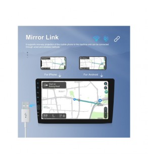 Radio FM, MP3, MP5 Player 1Din ecran 9 inch Wireless CarPlay Android Auto BT FM Cod: A3733