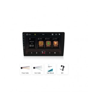 Radio FM, MP3, MP5 Player 1Din ecran 9 inch Wireless CarPlay Android Auto BT FM Cod: A3733