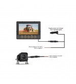 Monitor auto digital wireless 7 inch cu camera marsarier waterproof DC12V 36V Cod: A4361