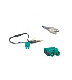 Cablu adaptor antena radio fakra dublu cu amplificator activ cu alimentare fakra Cod: W7906