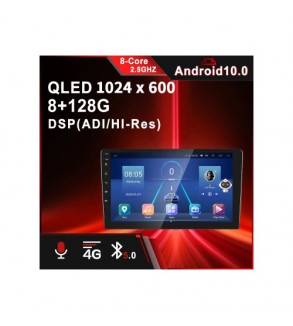 Navigatie Android auto 9 inch 8GB RAM 128GB QLED DSP CarPlay Android Auto 4G GPS Cod: A2423F3