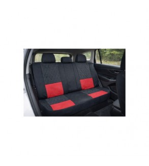 Huse scaune auto universale fractionate XL Premium compatibile SUV si Limuzine negru rosu Cod: HNG2504-1