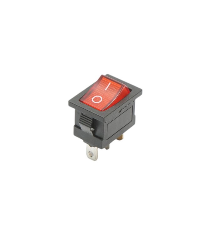 Buton intrerupator LED ON OFF 250V AC 6A universal cu 3 pini Cod: DISRM39