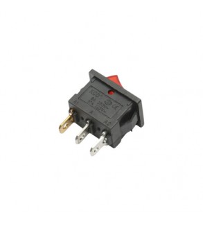 Buton intrerupator LED ON OFF 250V AC 6A universal cu 3 pini Cod: DISRM39