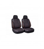 Huse scaune auto universale fractionate XL Premium compatibile SUV si Limuzine negru cusatura rosie Cod: HNG2504-4