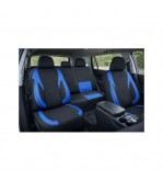 Huse scaune auto universale fractionate Premium fata si spate compatibile dimensiuni standard negru albastru Cod: HNG1101-2