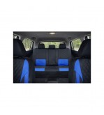 Huse scaune auto universale fractionate Premium fata si spate compatibile dimensiuni standard negru albastru Cod: HNG1101-2