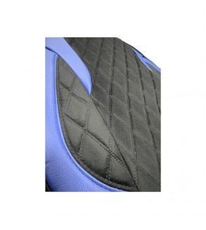 Huse scaune auto universale fractionate Premium fata si spate compatibile dimensiuni standard negru albastru Cod: HNG1101-2
