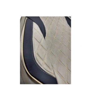 Huse scaune auto universale fractionate Premium fata si spate compatibile dimensiuni standard bej negru Cod: HNG1101-3
