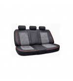 Huse scaune auto universale fractionate 9D  Premium fata si spate negru cusatura rosie Cod: HNG1407-5