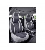 Huse scaune auto universale fractionate Premium 9D fata si spate gri gri antracit  Cod: HNG1407-6