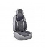 Huse scaune auto universale fractionate Premium 9D fata si spate gri gri antracit  Cod: HNG1407-6
