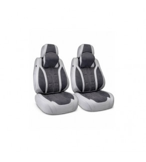 Huse scaune auto universale fractionate Premium 9D fata si spate gri gri antracit  Cod: HNG1407-6