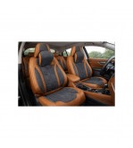 Huse scaune auto universale fractionate 9D fata si spate maro gri antracit Cod: HNG1407-1