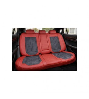 Huse scaune auto universale fractionate 9D Premium fata si spate rosu  gri antracit Cod: HNG1407-7