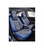 Huse scaune auto universale fractionate 9D Premium fata si spate albastru  gri antracit Cod: HNG1407-2