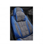 Huse scaune auto universale fractionate 9D Premium fata si spate albastru  gri antracit Cod: HNG1407-2