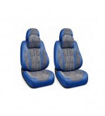 Huse scaune auto universale fractionate 9D Premium fata si spate albastru  gri antracit Cod: HNG1407-2