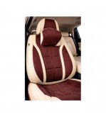 Huse scaune auto universale fractionate 9D Premium fata si spate bej maro cafea Cod: HNG1407-3
