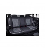 Huse scaune auto universale fractionate 9D Premium fata si spate negru gri antracit cusaturi gri Cod: HNG1407-4
