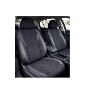 Huse scaune auto universale fractionate XL  Premium compatibile SUV si Limuzine negru gri antracit Cod: HNG2504-6