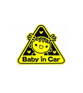 Abtibild  Baby in Car auto decorativ pentru exterior  Cod: YGT-14
