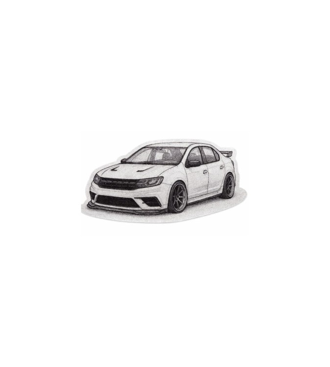 Abtibild Model Dacia Logan  sport auto decorativ pentru exterior Cod: XL-24