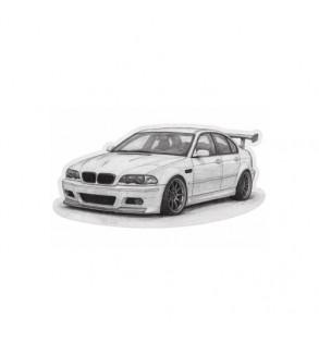 Abtibild masina sport auto decorativ pentru exterior Cod: XL-23