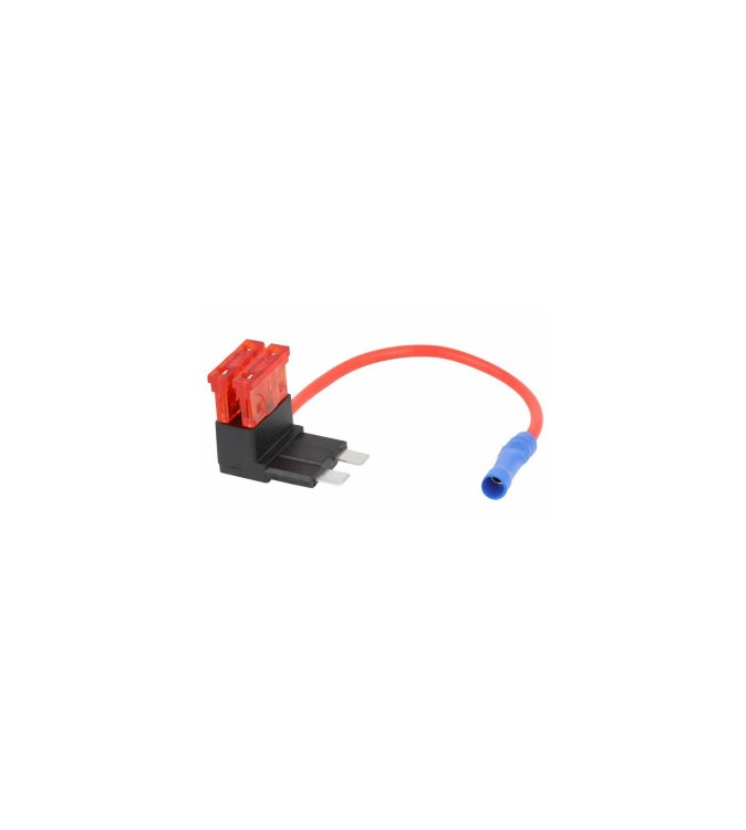 Splitter alimentare auto 10A cu siguranta ATO rosu 1mm2 Cod: ROZ.03