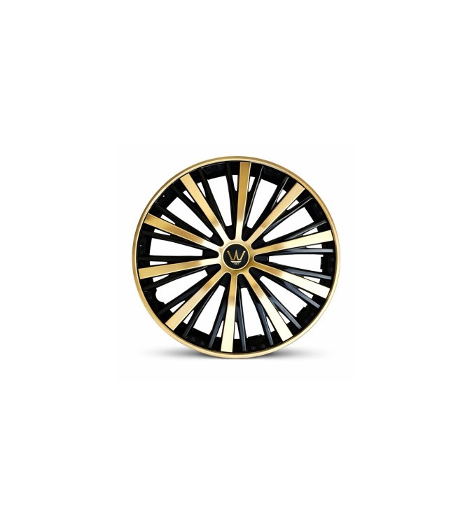 Set 4 capace roti Evo culoare negru auriu 15 inch Cod: WM1-1GL-15