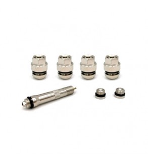 Set valve ascunse metalice pentru jante aliaj compatibile turisme si autoutilitare Cod: MH-ASC1