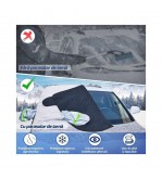 Parasolar exterior iarna vara cu protectie oglinzi, geamuri fata laterale si capota 227x144cm Cod: CST-227144