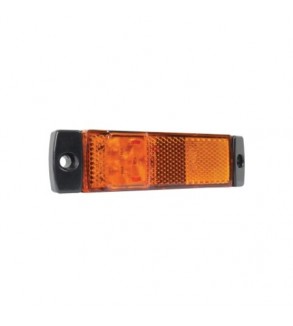 Lampa laterala auto cu 4 Led SMD 12V cu suport de prindere Cod: 201412
