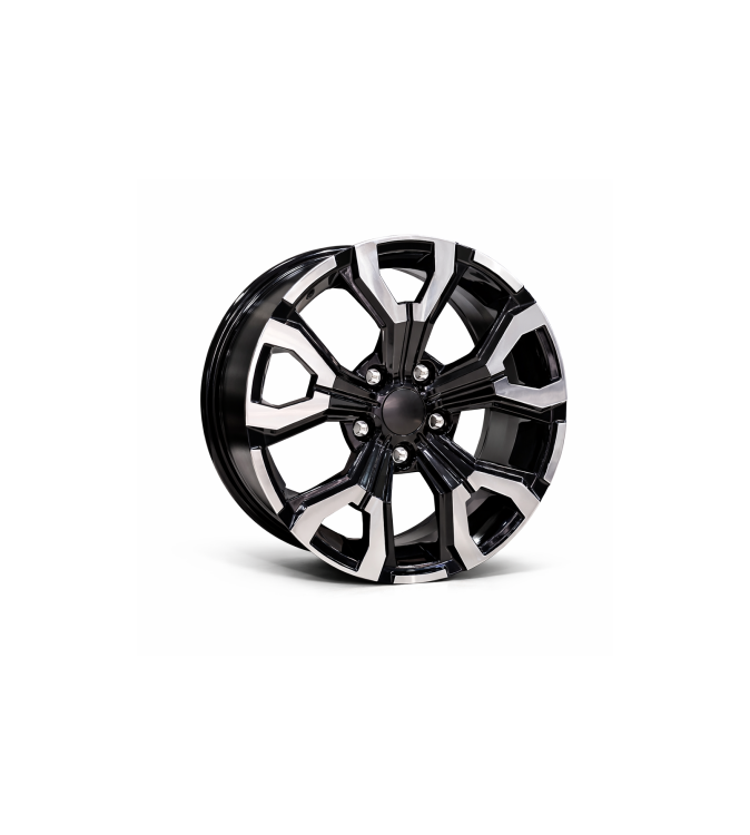 Jante DY1887 B-LD KM 17x7 5x114.3 ET35 negru diamond cut compatibile Dacia, Renault, Nissan, Toyota, Subaru, Honda, Lexus