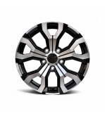 Jante DY1887 B-D KM 17x7 5x114.3 ET35 negru diamond cut compatibile Dacia, Renault, Nissan, Toyota, Subaru, Honda, Lexus