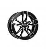 Jante DY388 KM 18x8 fata 18x9 spate 5x112 negru  diamond cut compatibile Mercedes
