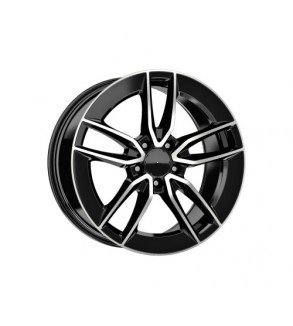 Jante DY388 KM 18x8 fata 18x9 spate 5x112 negru  diamond cut compatibile Mercedes