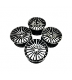 Jante DY987 KM 17x7.5 5x112 ET35 negru polish compatibile Mercedes, Volkswagen, Audi, Seat, Skoda, Cupra