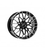 Jante DY1650 KM 20x9 fata 20x10 spate 5x120 ET30 ET40 negru polish compatibile BMW