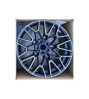 Jante DY1650 KM 20x9 fata 20x10 spate 5x120 ET30 ET40 negru polish compatibile BMW