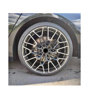 Jante DY1650 KM 20x9 fata 20x10 spate 5x120 ET30 ET40 negru polish compatibile BMW