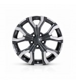 Jante DY1887 GM-LD KM 17x7 5x114.3 ET35 gri antracit polish compatibile Dacia, Renault, Nissan, Toyota, Subaru, Honda, Lexus