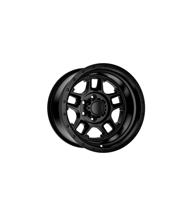 Jante DY306 KM 16x10 6x139.7 ET-50 negru mat compatibile Ford, Toyota, Nissan, Mitsubishi