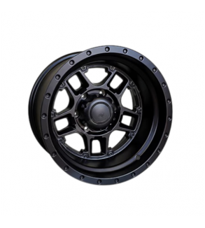 Jante DY306 KM 16x10 6x139.7 ET-50 negru mat compatibile Ford, Toyota, Nissan, Mitsubishi