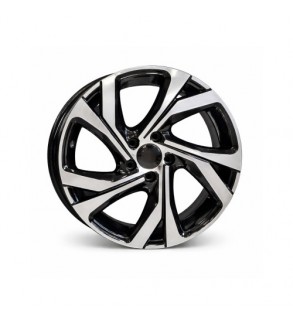 Jante DY253 KM 16x6.5 4x100 ET35 negru polish compatibile Dacia, Renault, Opel, Nissan, Toyota, Subaru, Honda, Lexus