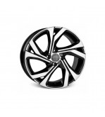 Jante DY253 KM 16x6.5 5x114.3 ET35 negru polish compatibile Dacia, Renault, Nissan, Toyota, Subaru, Honda, Lexus