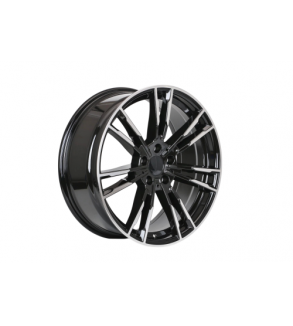 Jante PDW 19x8.5 fata 19x9.5 spate 5x112 ET28 ET35 negru polish compatibile BMW Cod: L95380F17 - L95380R74 NX
