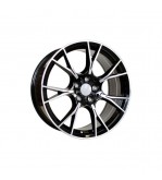 Jante PDW 20x8.5 fata 20x10 spate 5x112 ET25 ET33 negru polish compatibile BMW Cod: LA5407F14 NX - LA5407R78 NX
