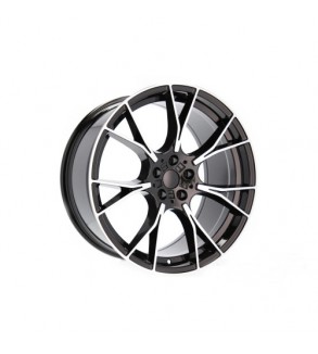 Jante PDW 20x8.5 fata 20x10 spate 5x112 ET25 ET33 negru polish compatibile BMW Cod: LA5407F14 NX - LA5407R78 NX